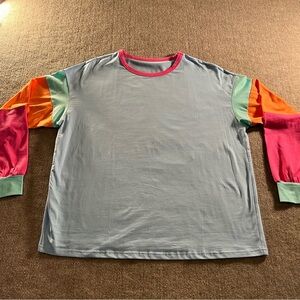 NWOT Colorful Long Sleeve Shirt